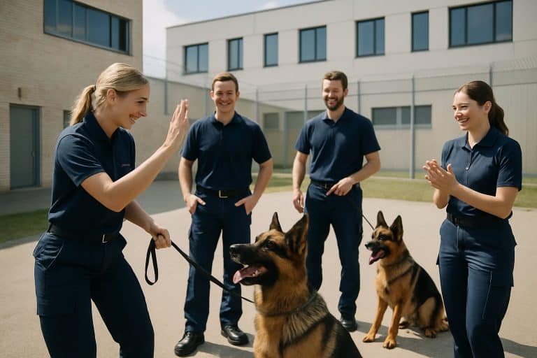 Diensthundewesen im Justizvollzug: Mit dem Hund im Dienst